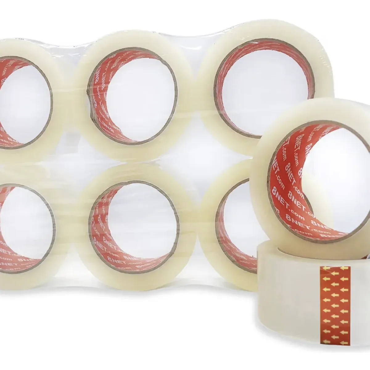 OKAY - Set 6 Huincha Cinta De Embalaje 100m X 4.8cm 50mic