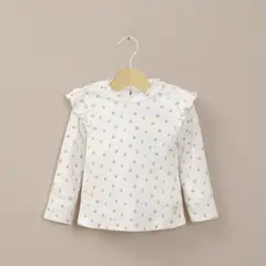 OPALINE - Polera Rib Infant Niña Blanca