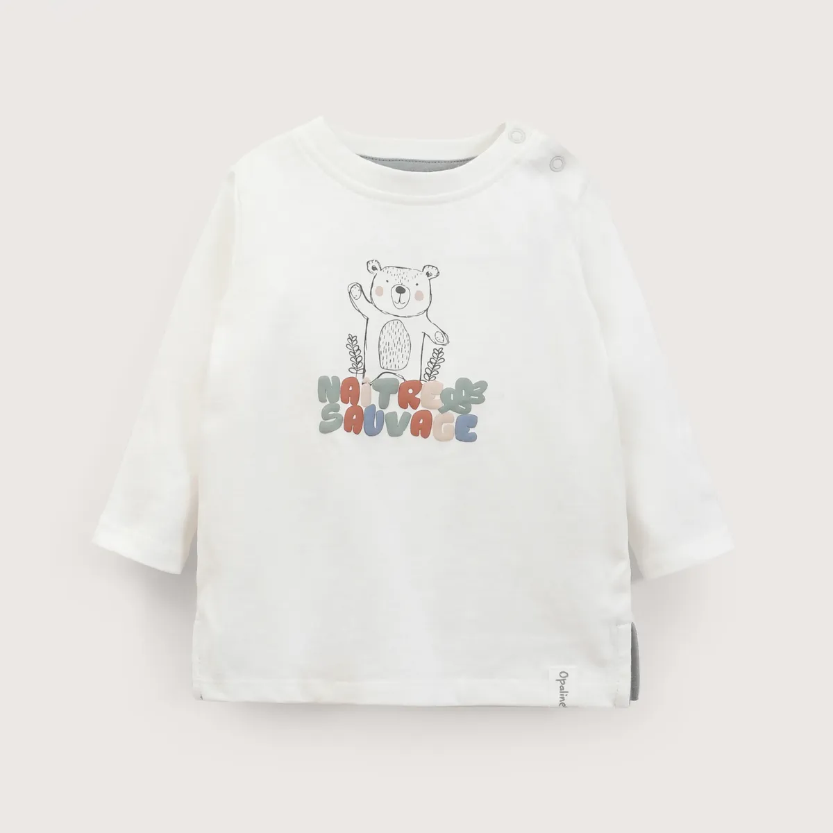 OPALINE - Polera Infant Niño Blanca