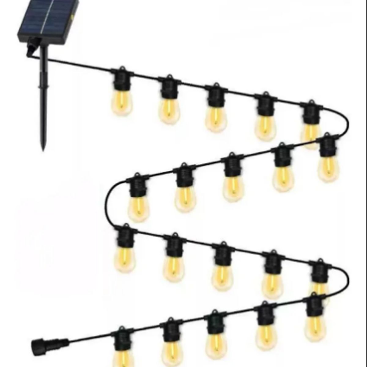 GENERICO - Guirnalda Luces Led 10m 10ampolletas Vintage Solar Exterior Agregar a favoritos
