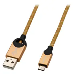 PHILIPS - CABLE MICRO USB 1.2 MTS TRENZADO GOLD DLC2618G