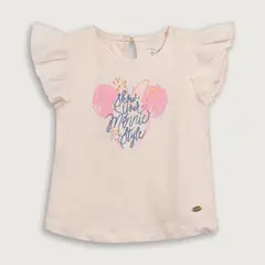 OPALINE - Polera Disney Rosada de Niña