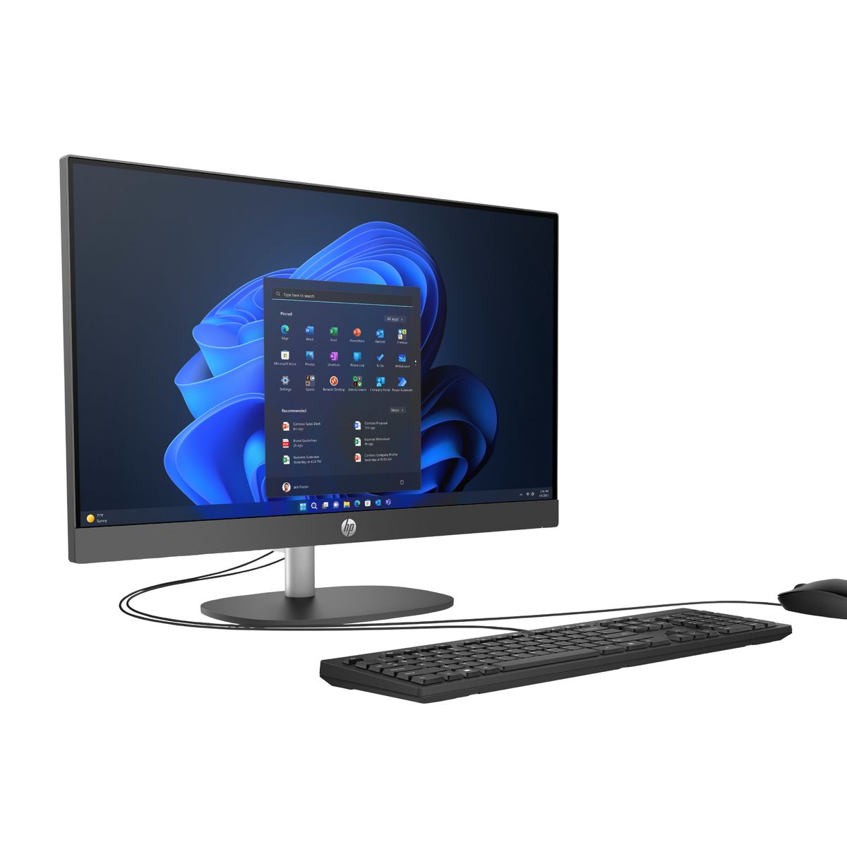 HP - AIO HP ProOne 245 G10 AMD Ryzen 5 16GB RAM 512GB SSD FHD W11H