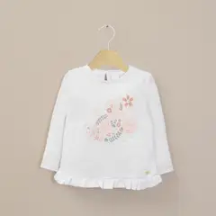 OPALINE - Polera Infant Niña Blanca Disney