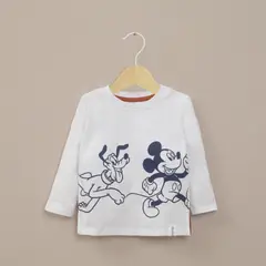 OPALINE - Polera Infant Niño Blanca Disney