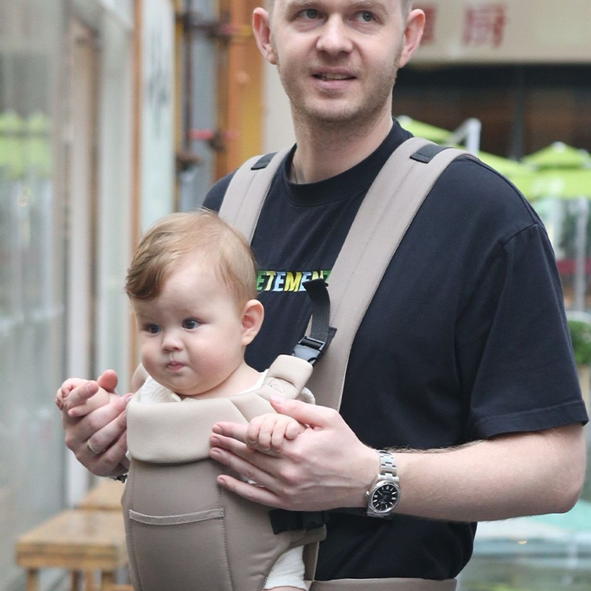 LUBABYCAS - Portabebé Ergonómico Multifuncional Café Rio By Lubabycas