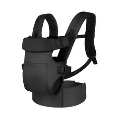 LUBABYCAS - Portabebé Ergonómico Multifuncional Negro Rio By