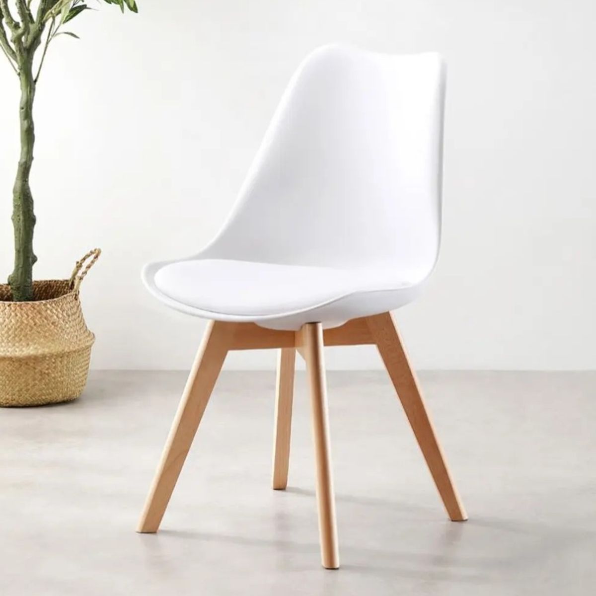 CORI CORI - Juego de Comedor Mesa Rectangular Melamina Negro 130x80cm + 4 Sillas Tulip