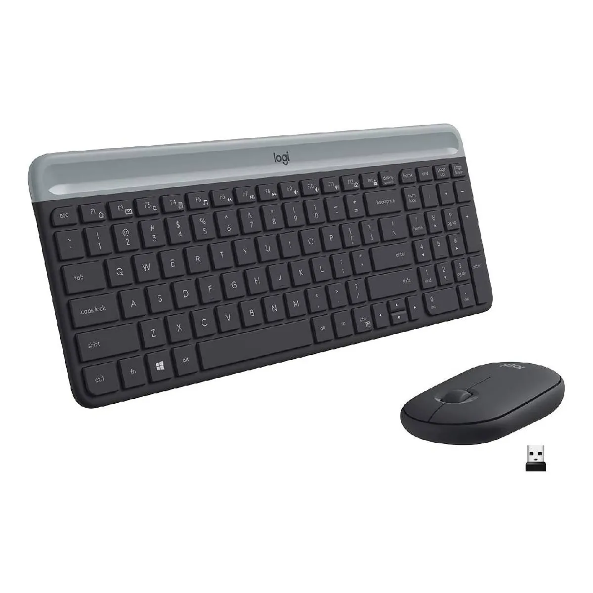 LOGITECH - Teclado y Mouse Inalambrico Logitech MK470 Slim Negro