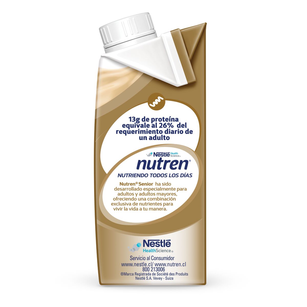 NUTREN - Bebida láctea Nutren Senior Vainilla Tetra 200ml