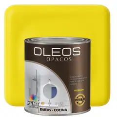 KENT - OLEO OPACO MULTISUPERFICIES - PREMIUM - CUARTO GALON AMARILLO LIMON