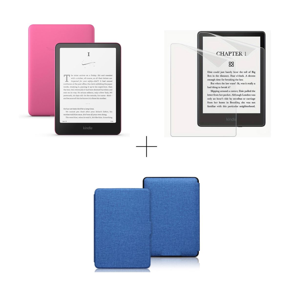 AMAZON - Nuevo Kindle Paperwhite Signature 32gb 12va + Funda Premium Azul