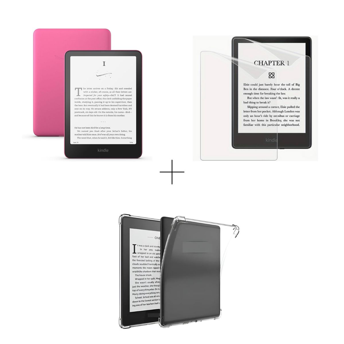 AMAZON - Nuevo Kindle Paperwhite Signature 32gb 12va + Funda Premium Transparente