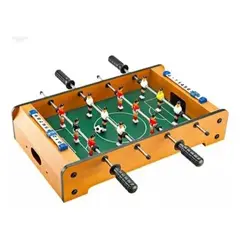 GENERICO - Juego De Mesa Fútbol Para Niños Taca Taca 605x305cm Taca-taca Marrón Juguete Para Amigos y Familiares