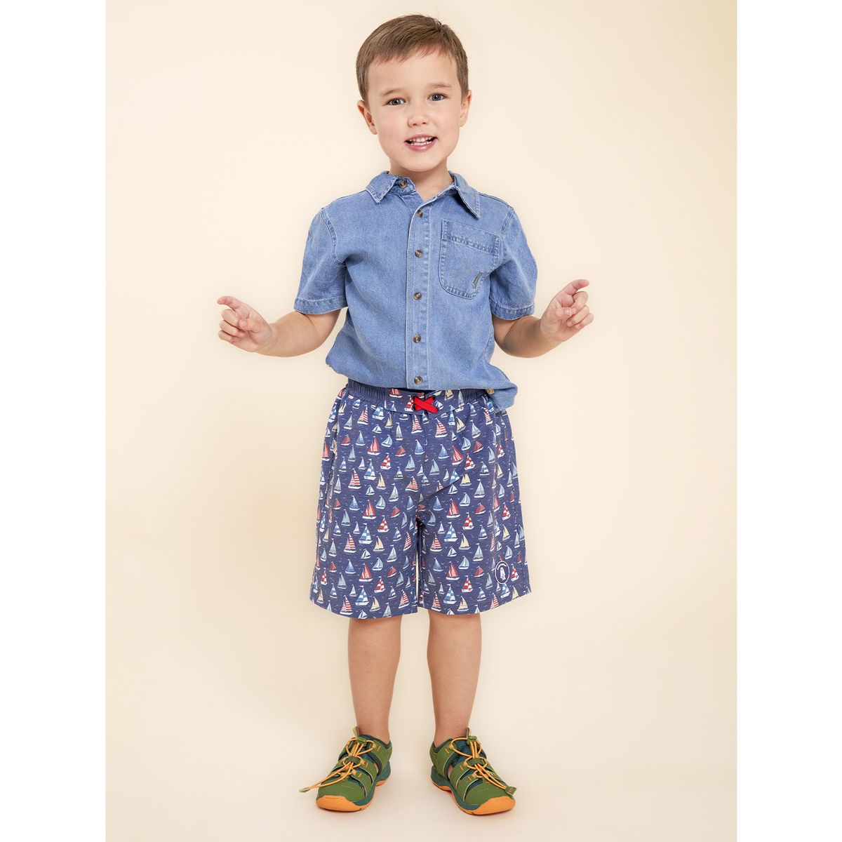 HUSH PUPPIES - Traje De Baño Niño Sea Ray Navy HUSH PUPPIES