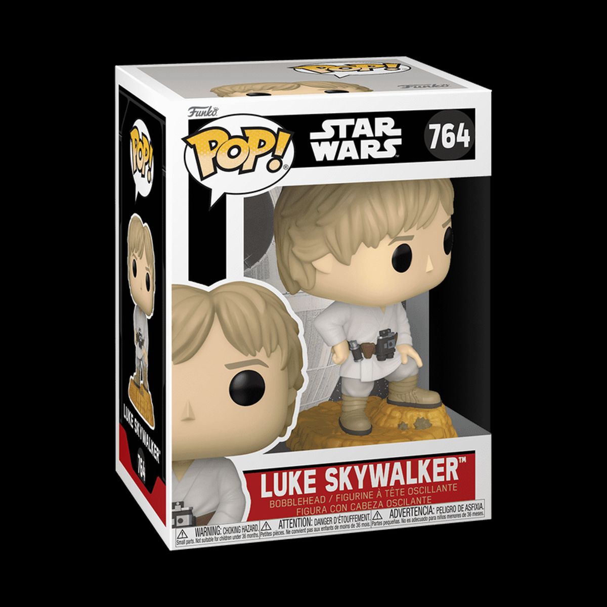 FUNKO - Funko Pop Star Wars – Luke Skywalker 764 + Protector