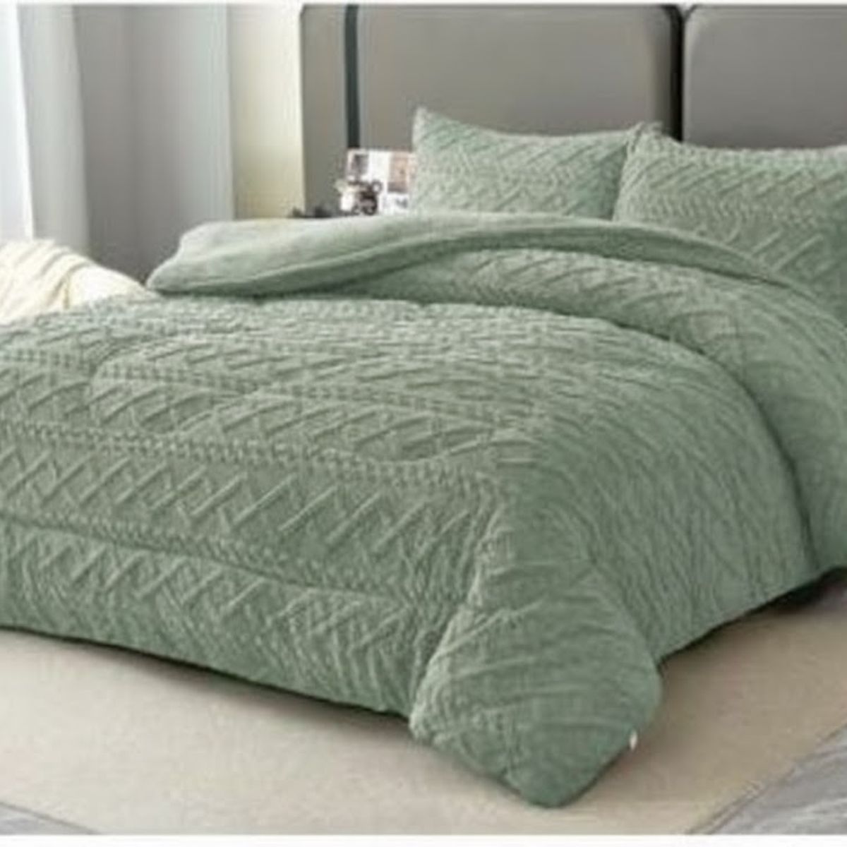 DIANA - COBERTOR TRENSADO CON CHIPORRO DE 1.5 PLAZA 180CMX230CM COLOR LISO DIANA