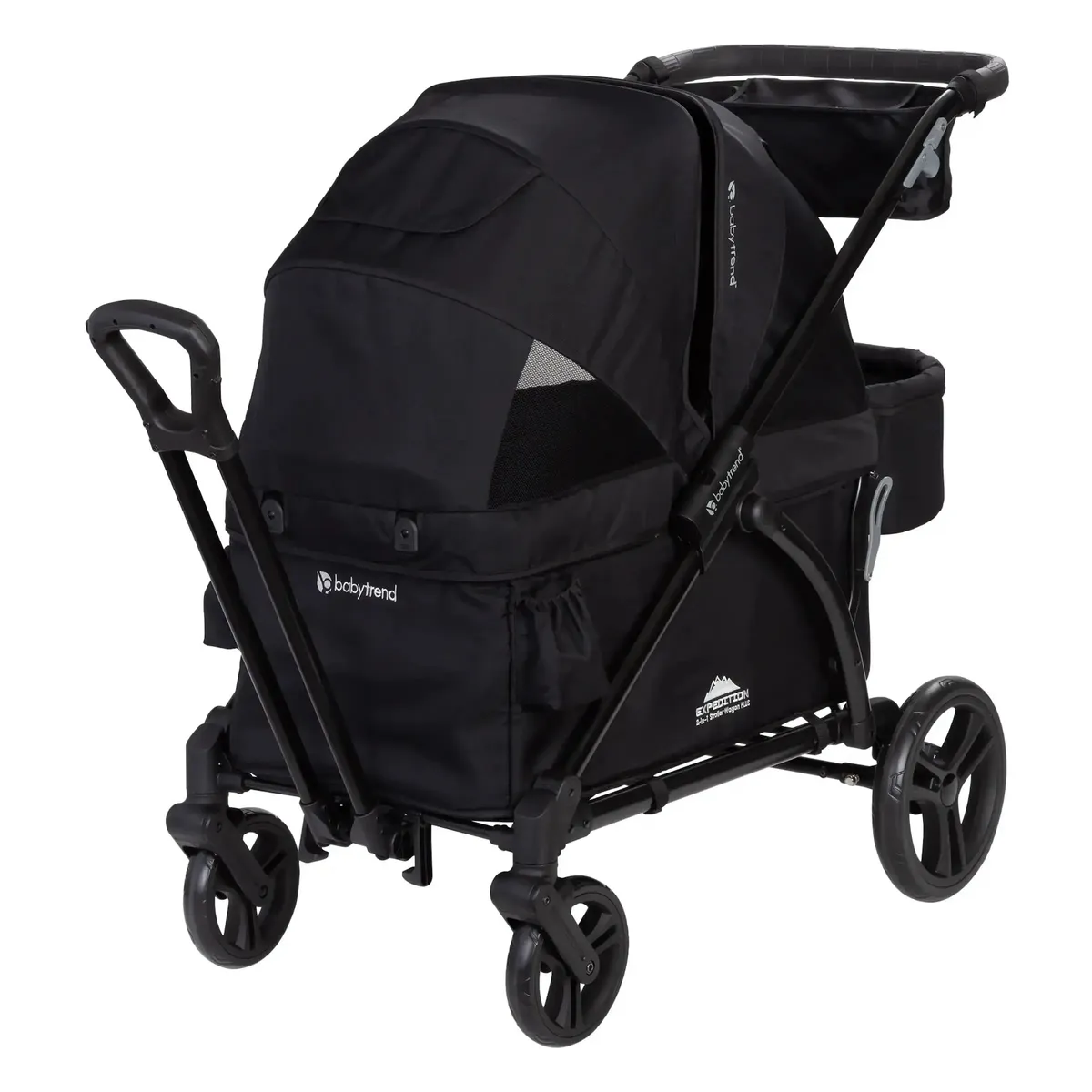 BABY TREND - COCHE DOBLE PASEO WAGON MUV EXPEDITION 2 EN 1 ULTRA BLACK
