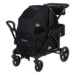 BABY TREND - COCHE DOBLE PASEO WAGON MUV EXPEDITION 2 EN 1 ULTRA BLACK