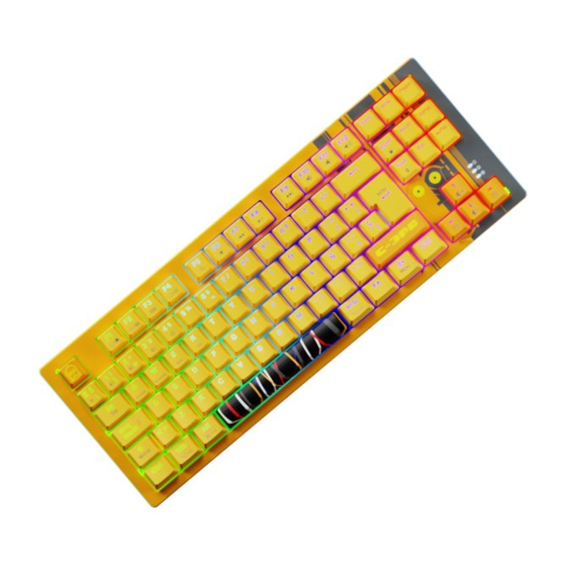 PRIMUS GAMING - Teclado Gamer Inalámbrico Primus Ballista 82T Star Wars C-3PO 24GHzBT 75% Sw Red Español