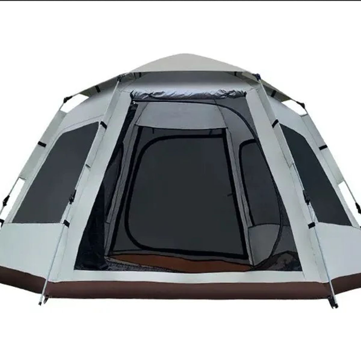 GENERICO - Carpa Automática Hexagonal Para 8 Personas 240x270x160