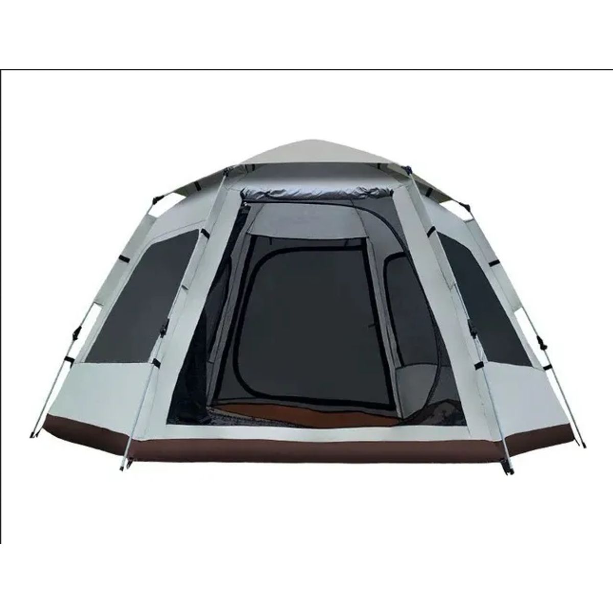 GENERICO - Carpa Automática Hexagonal Para 8 Personas 240x270x160