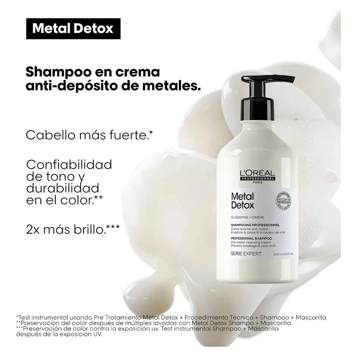LOREAL PROFESSIONNEL - Shampoo Loreal Metal Detox 500ml