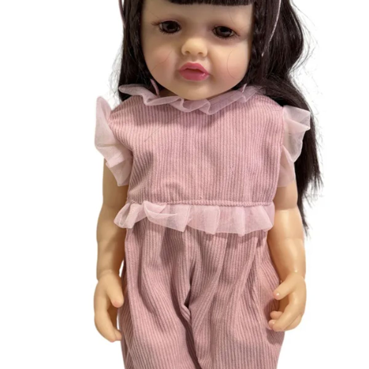 OKAY - Muñeca De Niña Reborn De Silicona De 55 Cm Con Sonido