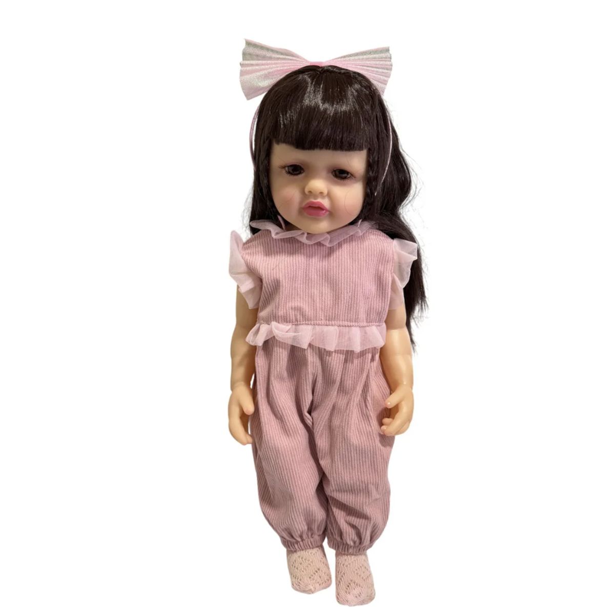 OKAY - Muñeca De Niña Reborn De Silicona De 55 Cm Con Sonido