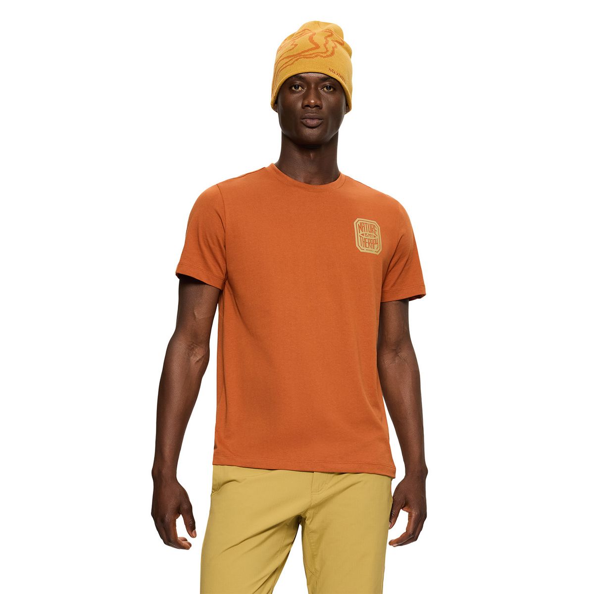 MERRELL - Polera Manga Corta Hombre Nature Naranjo MERRELL