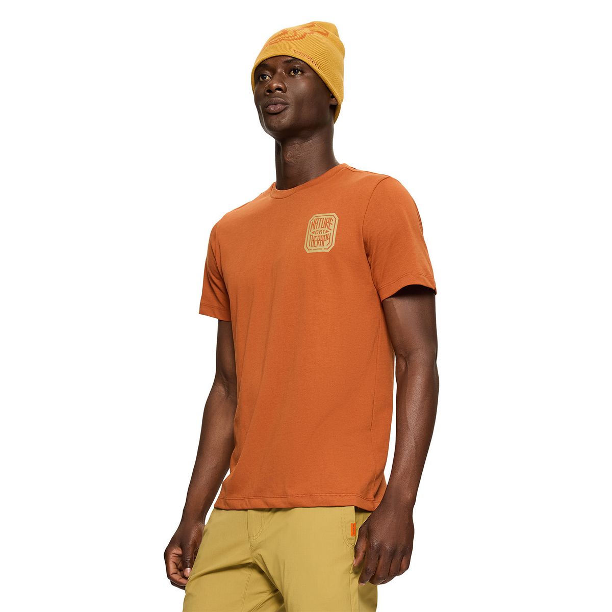 MERRELL - Polera Manga Corta Hombre Nature Naranjo MERRELL