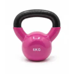 CRUSEC - Pesa Rusa Kettlebell 6kg Acero Y Vinilo