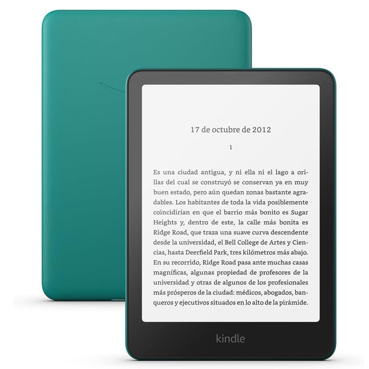AMAZON - Nuevo Kindle Paperwhite 7.0 16gb 12va Gen 2025 Funda Premium Kindle Verde Jade Mas Funda Verde