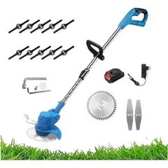 MOVI - Set de Jardín Cortadora de Césped Tijera de Podar y Mini Motosierra