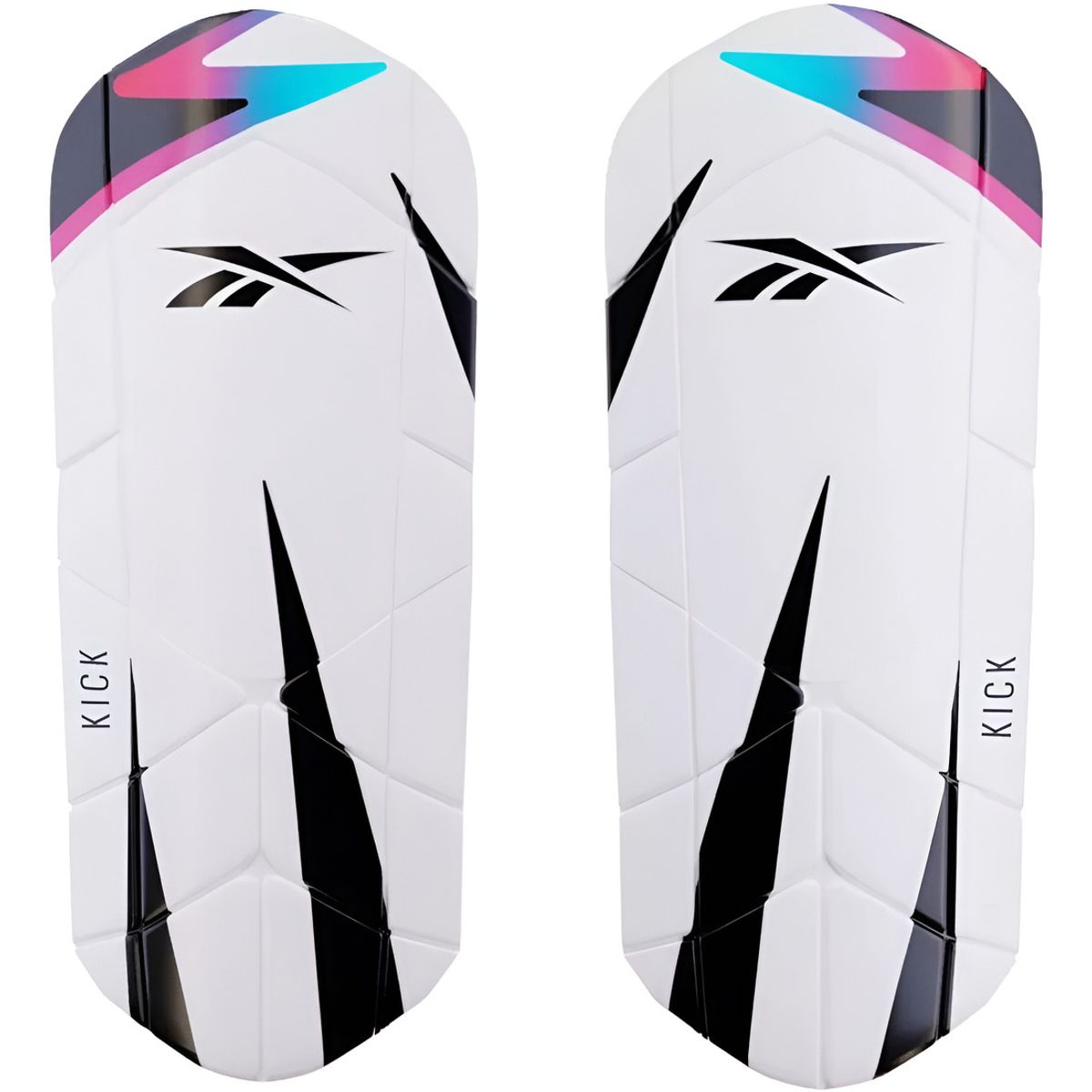 REEBOK - Canilleras Futbol Espinilleras Deportivas Reebok Kick Adulto Fucsia Negro TS