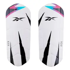 REEBOK - Canilleras Futbol Espinilleras Deportivas Kick Adulto Fucsia Negro TM