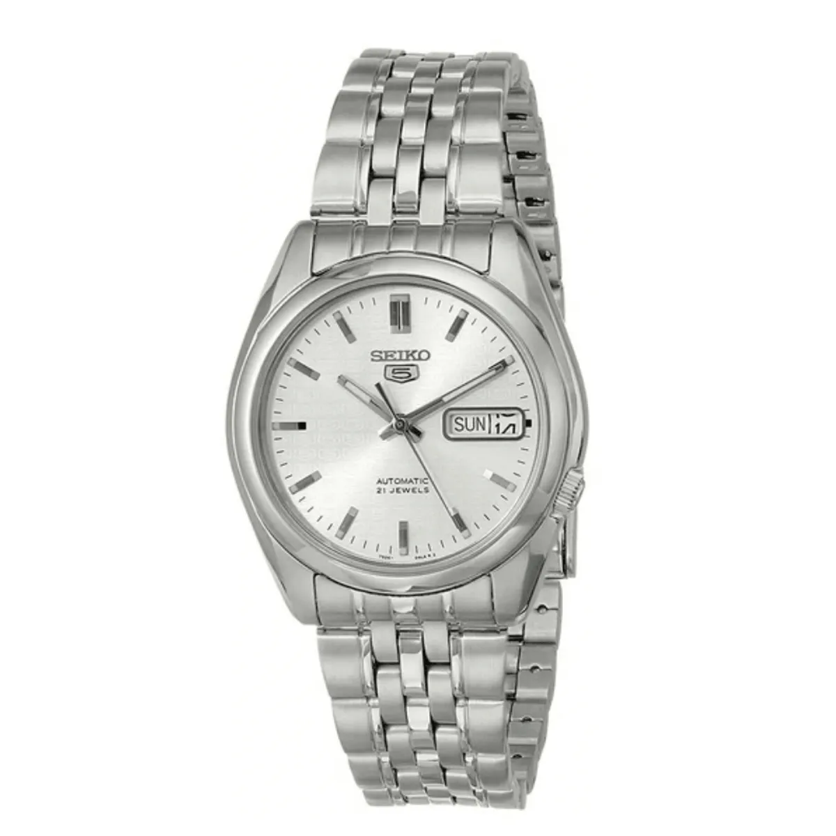 SEIKO - RELOJ SEIKO SNK355K1 AUTOMÁTICO PLATEADO HOMBRE