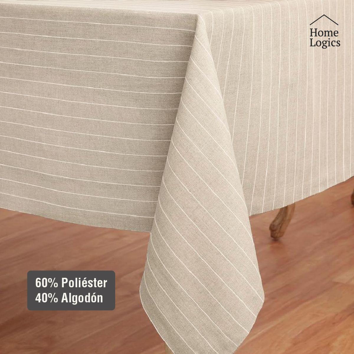 BLAIR HOME - Mantel Rectangular Beige Algodón 150 X 260 Cm Blair Home