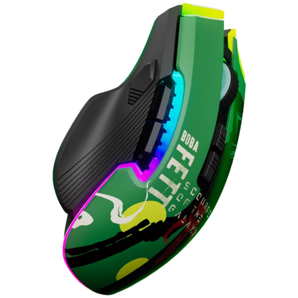 PRIMUS GAMING - Mouse inalámbrico Primus Gladius TM11 PMO-S205BF trimodo 12K DPI RGB Boba Fett