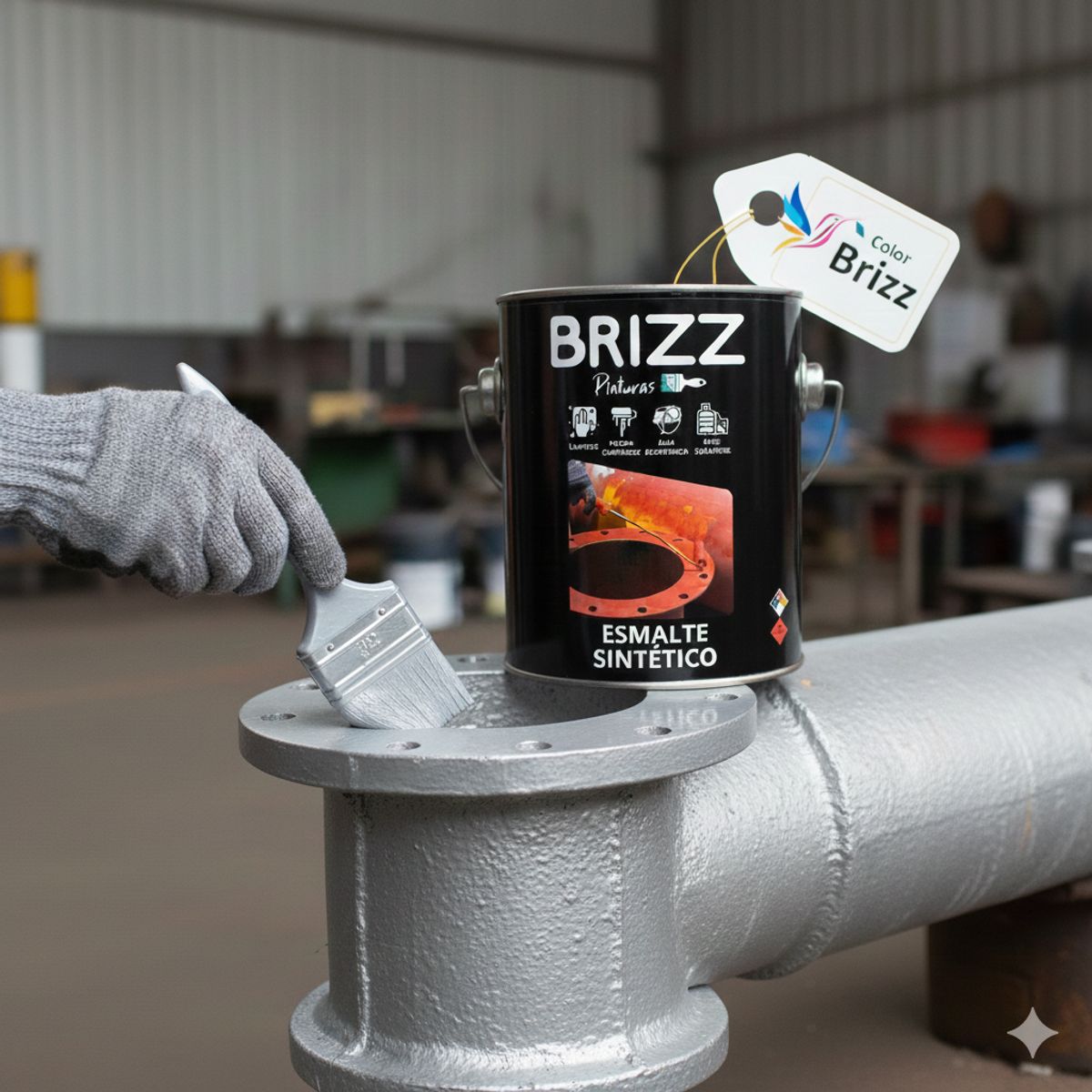 BAUM - Esmalte sintetico azul  BRIZZ