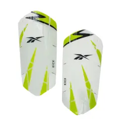REEBOK - Canilleras Futbol Espinilleras Deportivas Kick Adulto Verde Negro TS