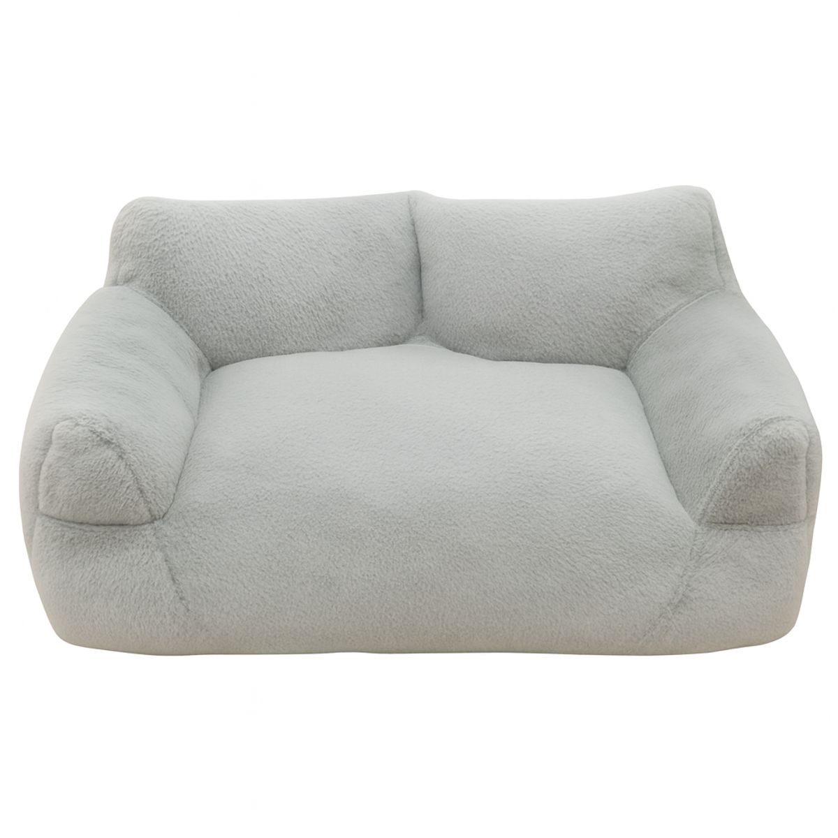 HOOPET - Cama Para Mascotas Tipo Sofá Suave y Acolchada Gris - XL