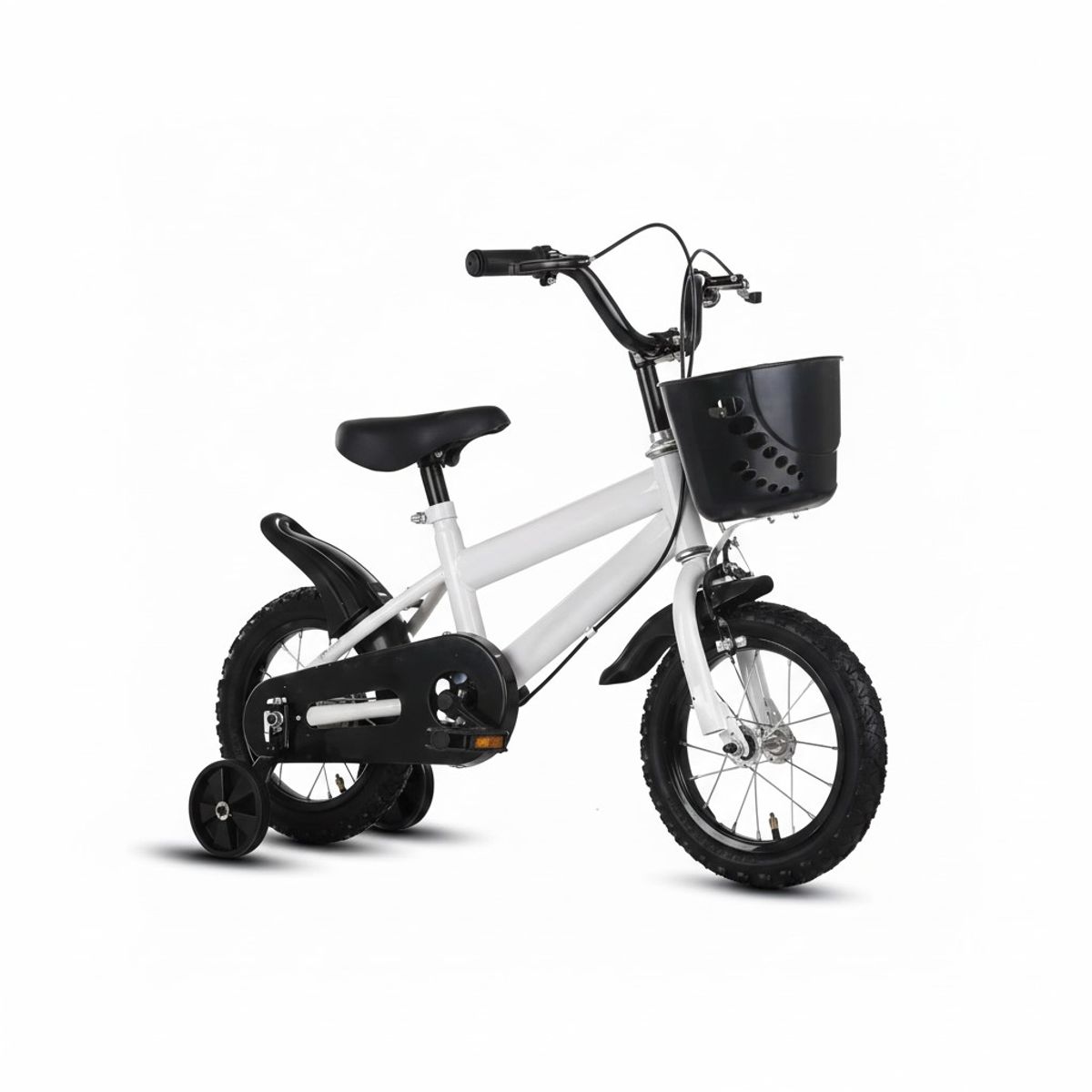 GENERICO - Bicicleta Infantil Aro 14 con Ruedas de Apoyo y Canasto – Modelo Aprendizaje