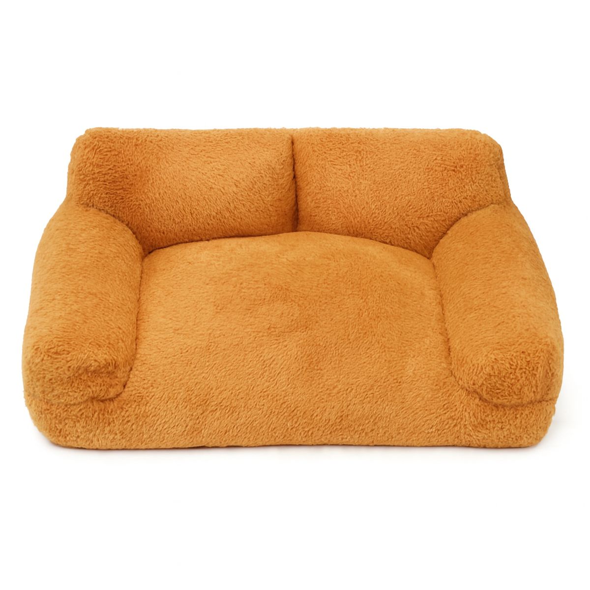 HOOPET - Cama Para Mascotas Tipo Sofá Suave y Acolchada  Marrón claro - XL