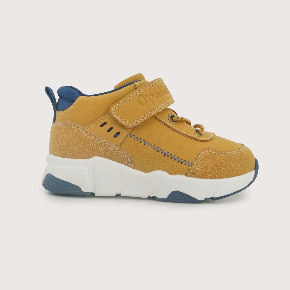 OPALINE - Zapatilla Casual Sport Mostaza Niño