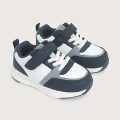OPALINE - Zapatilla Sport Blanca Azul Niño