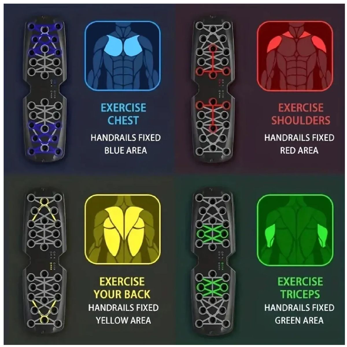 OFERTABKN - Tabla Para Flexiones Ejercicio Multiuso Barra Push Up