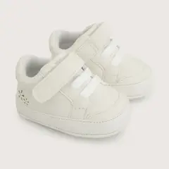 OPALINE - Zapatilla Con Velcro Bebé Niña Beige