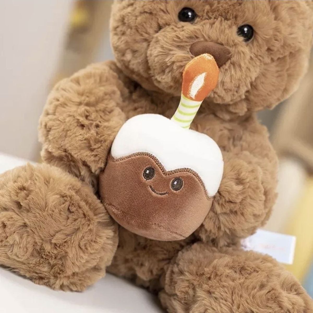 GENERICO - Peluche Oso Cumpleaños 45 Cm