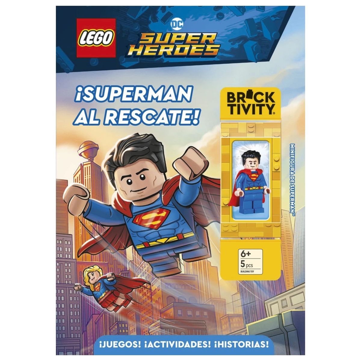 HITWAY MUSIC - LEGO® DC COMICS SUPER HEROES SUPERMAN AL RESCATE TAPA RÚSTICA - VARIOS AUTORES - LIBRO